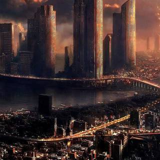 Futuristic iPhone wallpaper