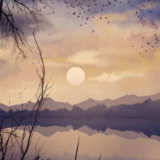 iPhone painting wallpaper