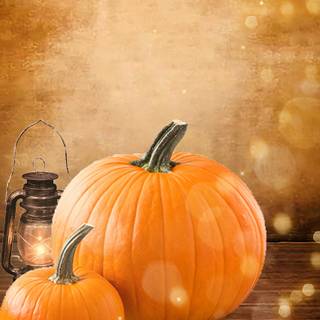 iPhone autumn pumpkin wallpaper