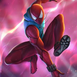 Ben Reilly phone wallpaper