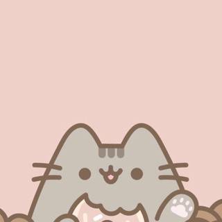 Donut cat wallpaper