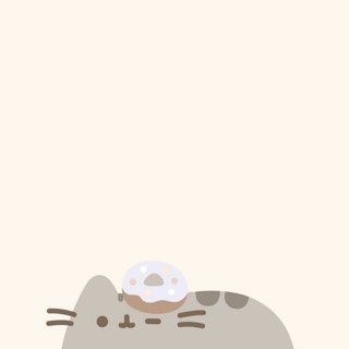 Donut cat wallpaper
