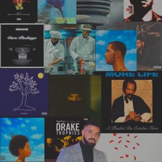Drake album covers wallpaper