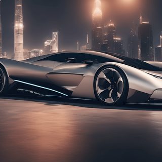Hyper car futuristic wallpaper