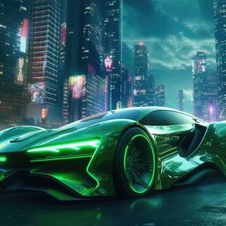 Hyper car futuristic wallpaper