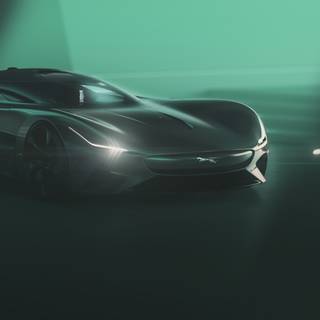 Hyper car futuristic wallpaper