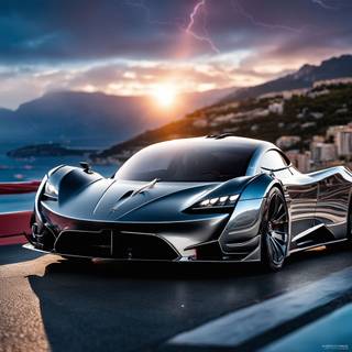 Hyper car futuristic wallpaper