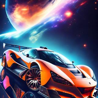 Hyper car futuristic wallpaper