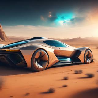 Hyper car futuristic wallpaper