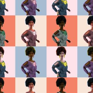 Black girl Barbie wallpaper