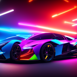 Hyper car futuristic wallpaper