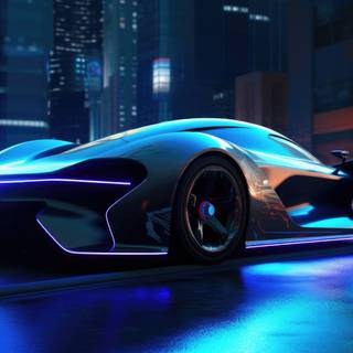 Hyper car futuristic wallpaper