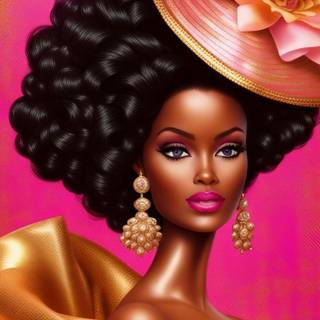 Black girl Barbie wallpaper