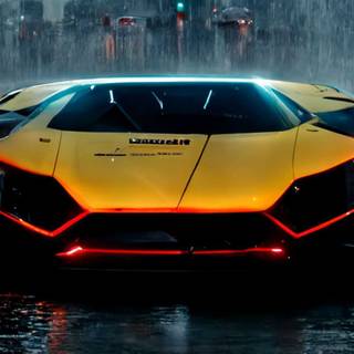 Hyper car futuristic wallpaper