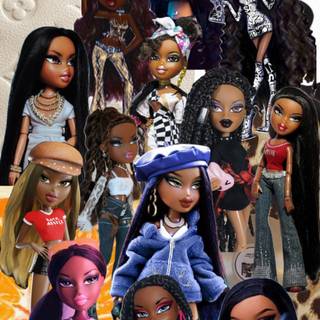 Black girl Barbie wallpaper