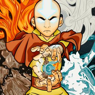 Aang iPhone wallpaper
