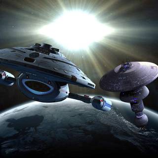 USS Voyager wallpaper
