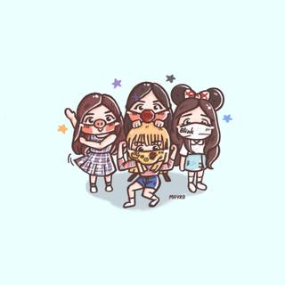 Blackpink funny wallpaper