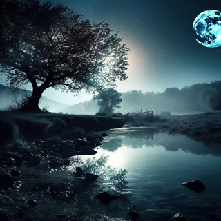 Moon rising wallpaper