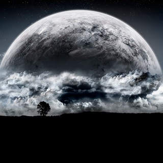 Moon rising wallpaper