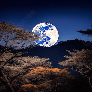 Moon rising wallpaper