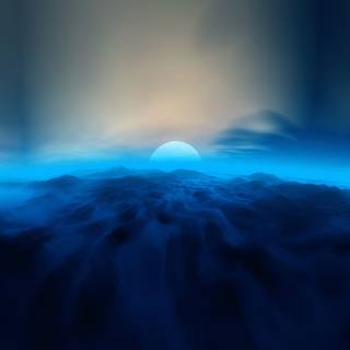 Moon rising wallpaper