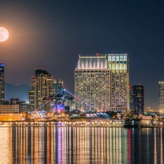 Moon rising wallpaper