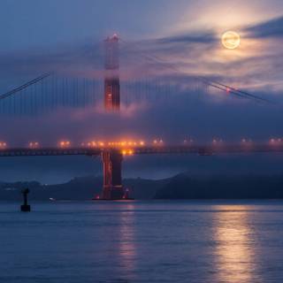 Moon rising wallpaper