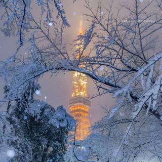 Japan winter aesthetic wallpaper