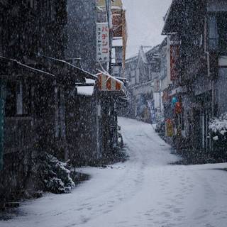 Japan winter aesthetic wallpaper