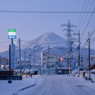 Japan winter aesthetic wallpaper
