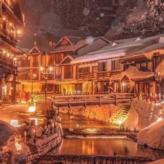 Japan winter phone wallpaper