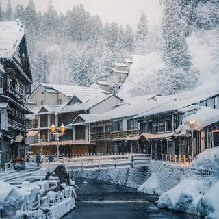 Snow Japan wallpaper