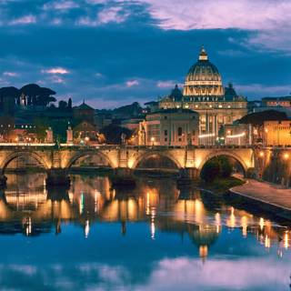 Rome autumn 4k wallpaper