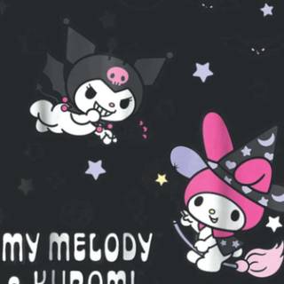 My Melody and Kuromi Halloween wallpaper