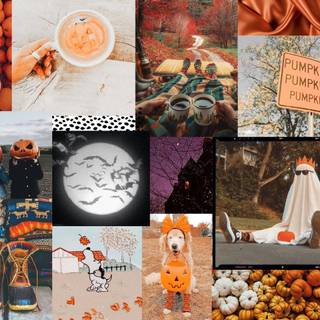 PC witchy Halloween wallpaper