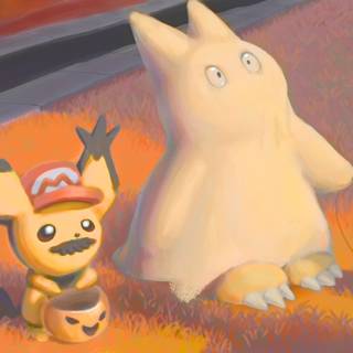 Halloween Pokémon PC wallpaper