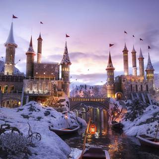 Castles 4k wallpaper