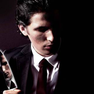 Patrick Bateman computer wallpaper