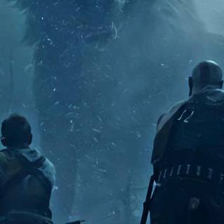 God of War Ragnarok phone wallpaper