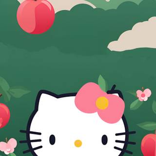 iPhone Hello Kitty wallpaper