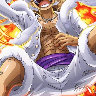 Luffy Gear 5 phone wallpaper