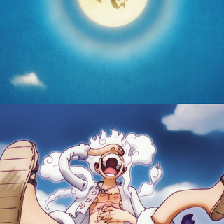 Luffy Gear 5 phone wallpaper