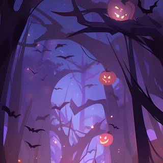 Aesthetic scary Halloween wallpaper
