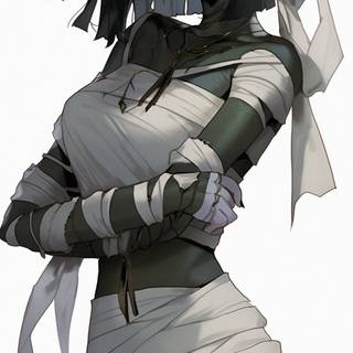 Cute Halloween mummy wallpaper