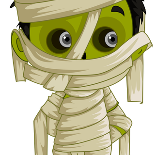Cute Halloween mummy wallpaper