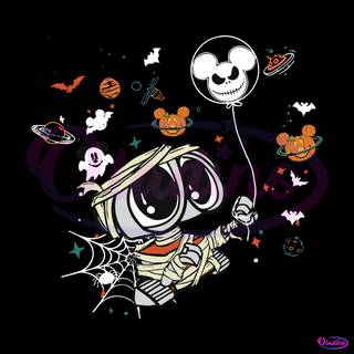 Cute Halloween mummy wallpaper