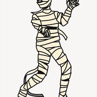 Cute Halloween mummy wallpaper