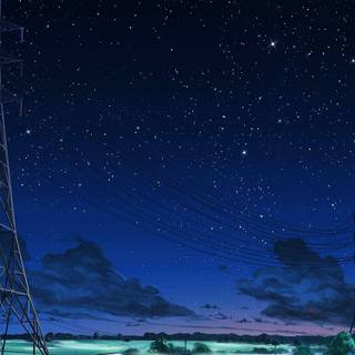 Anime black iPhone wallpaper
