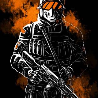 Soldier iPhone wallpaper